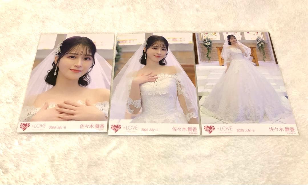 イコラブ 生写真 佐々木舞香 コンプ ウエディング 恋人以上、好き未満