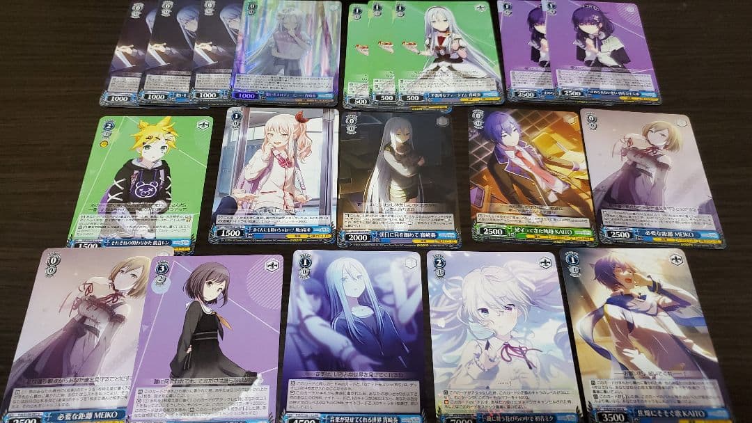 ヴァイスシュヴァルツ プロセカデッキ2種類+その他デッキパーツセット