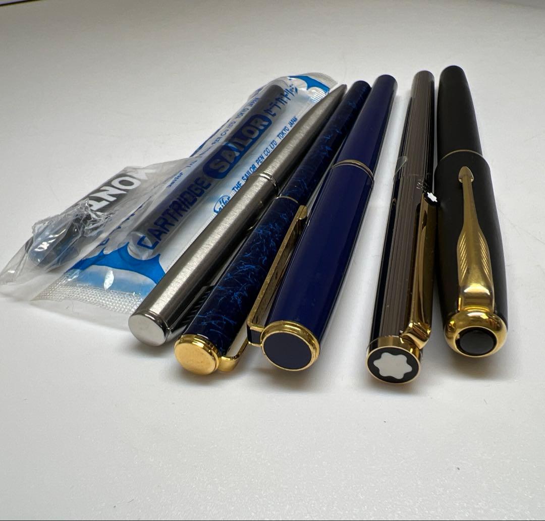 パーカー、モンブラン 万年筆、ボールペン 100g 売れ筋 東Y7-1023①