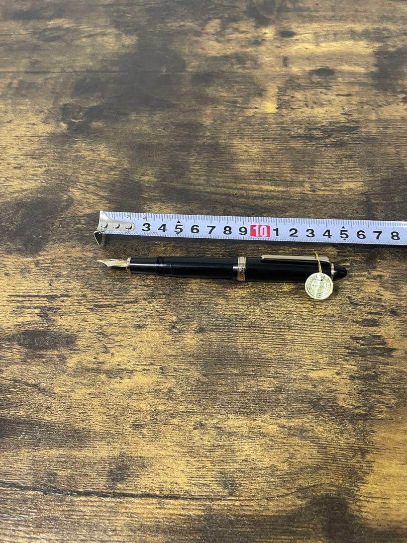 未使用 タグ付き 旧ニブ JIS刻印 14金 ホワイトゴールド 万年筆 字幅B