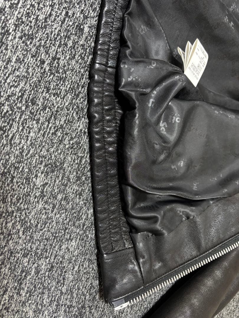 ウメ吉様専用【美品】Schott No.3111028 ゴートレザー ブラック