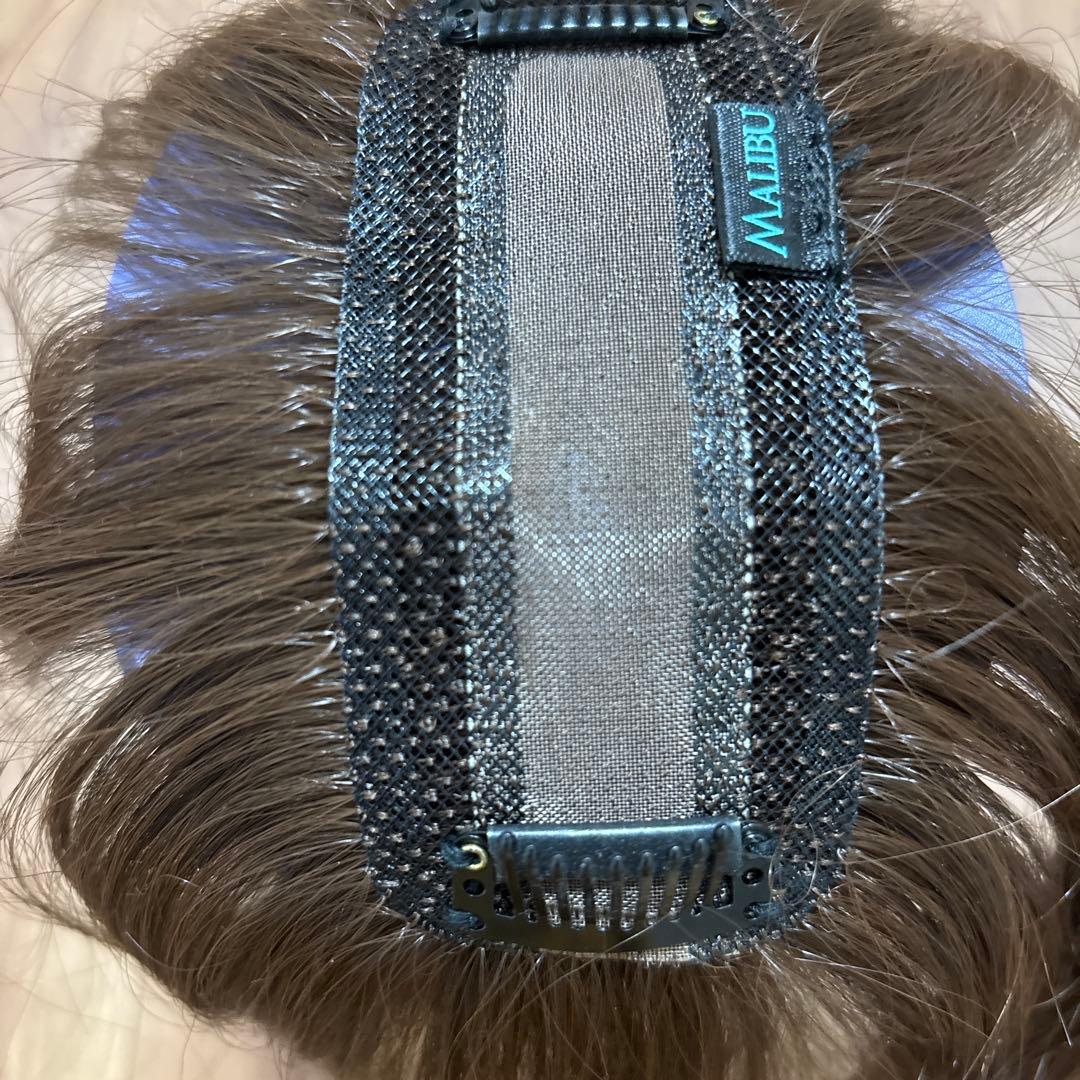 ブラウン ショートボブウィッグ 合成繊維