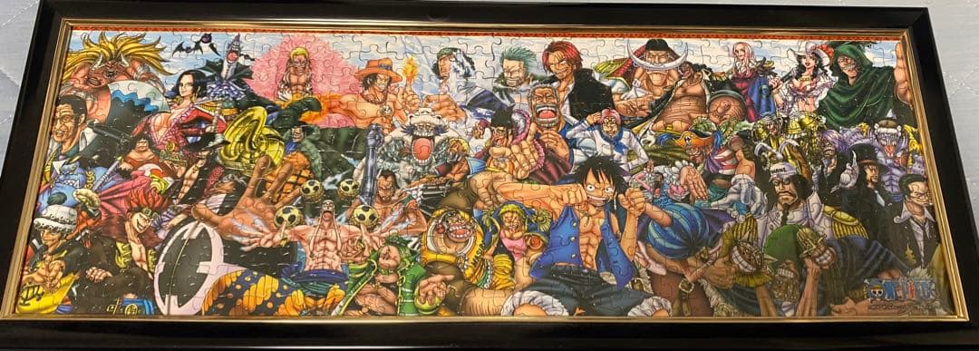 ONEPIECE ジグソーパズル 横長 フレーム付き - メルカリ