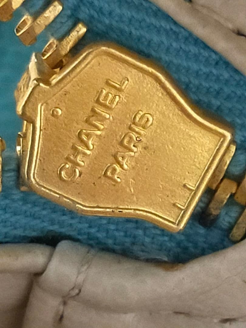 【ヴィンテージ】未使用CHANEL キャビンスキン ショルダー可能バニティバッグ