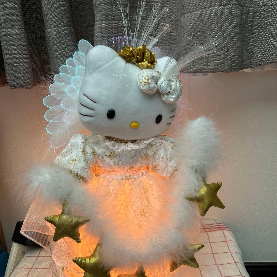 ハローキティ キティ ライトドール ファイバードール ぬいぐるみ