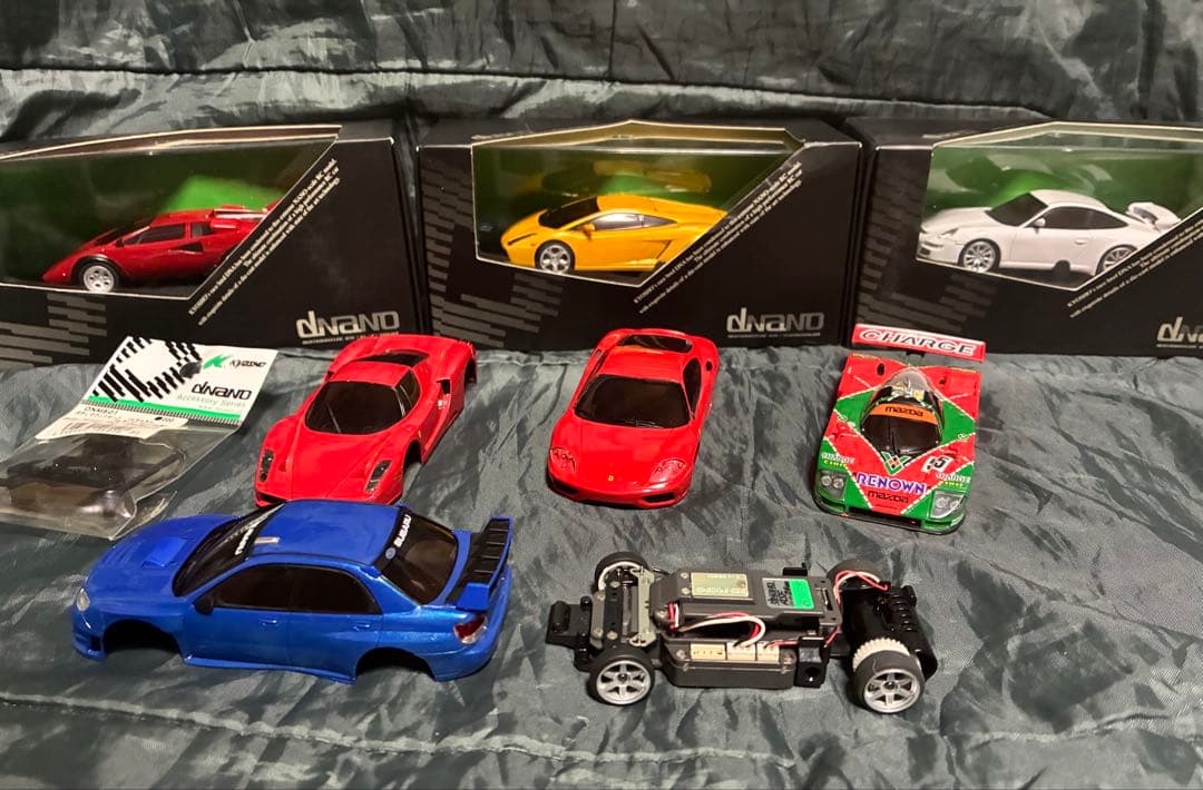 京商 dNano インプレッサ シャーシ・ボディセットタイプRM 未使用ボディ他