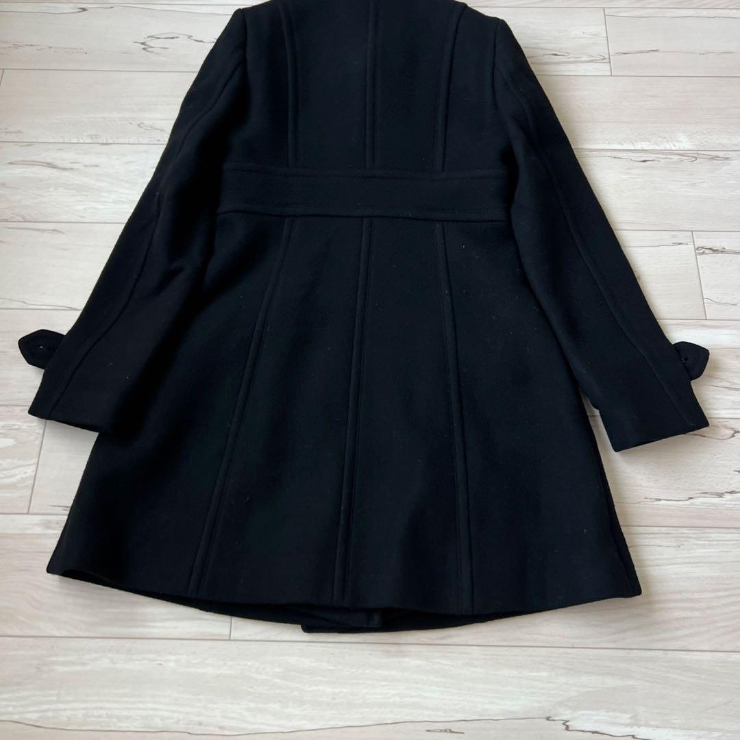 バーバリーブルーレーベル ダブルブレスト ロングコート チェック