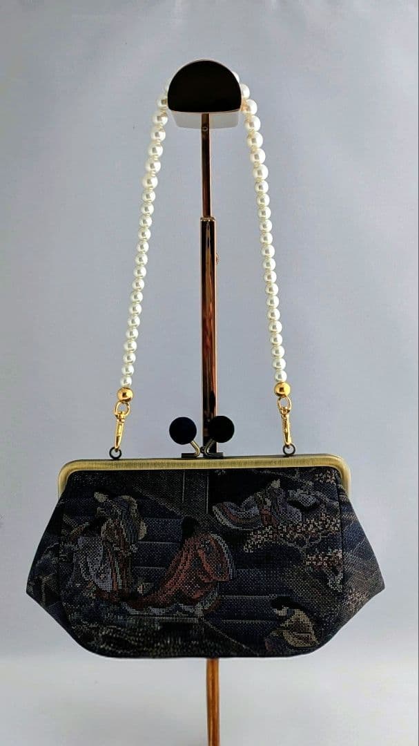 Miyuki窓口 大島紬 がばっとコスメポーチ　　 お2つ