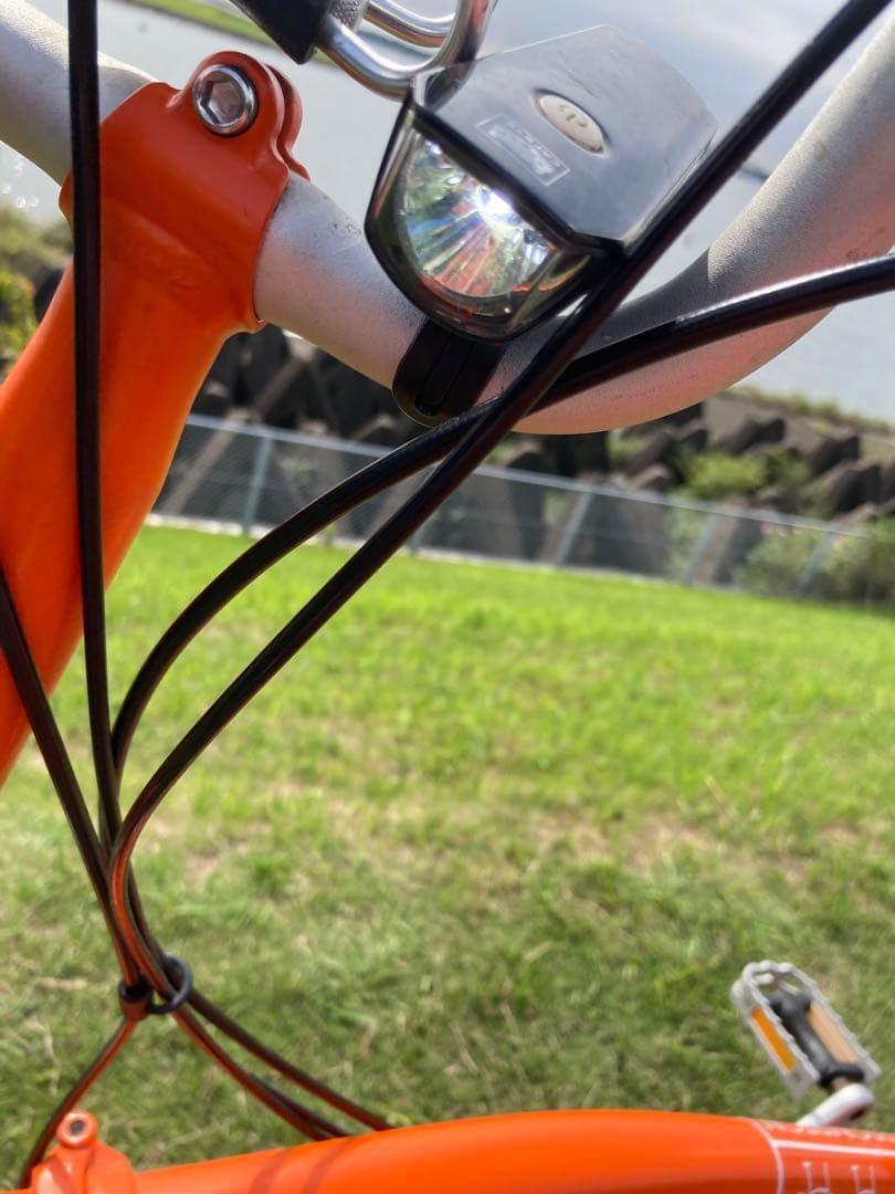 ブロンプトン 2014年モデル 折り畳み自転車 ミニベロM6R オレンジ