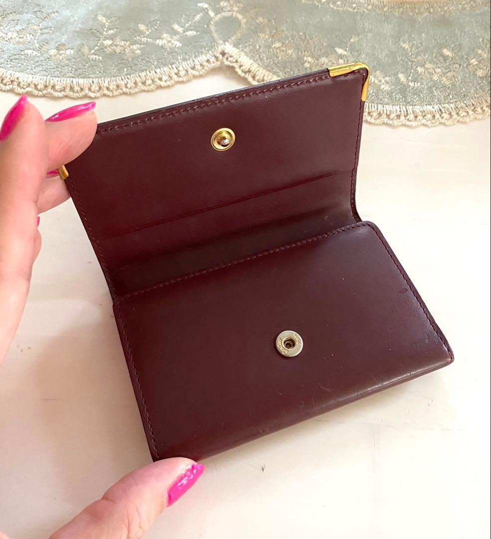 カルティエ 6連 キーケース 付属品完品 ボルドー ワインレッド レザー