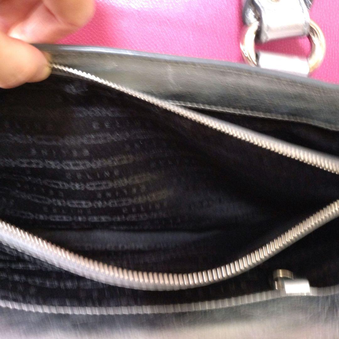 セリーヌ CELINE ブギーバッグ シルバー