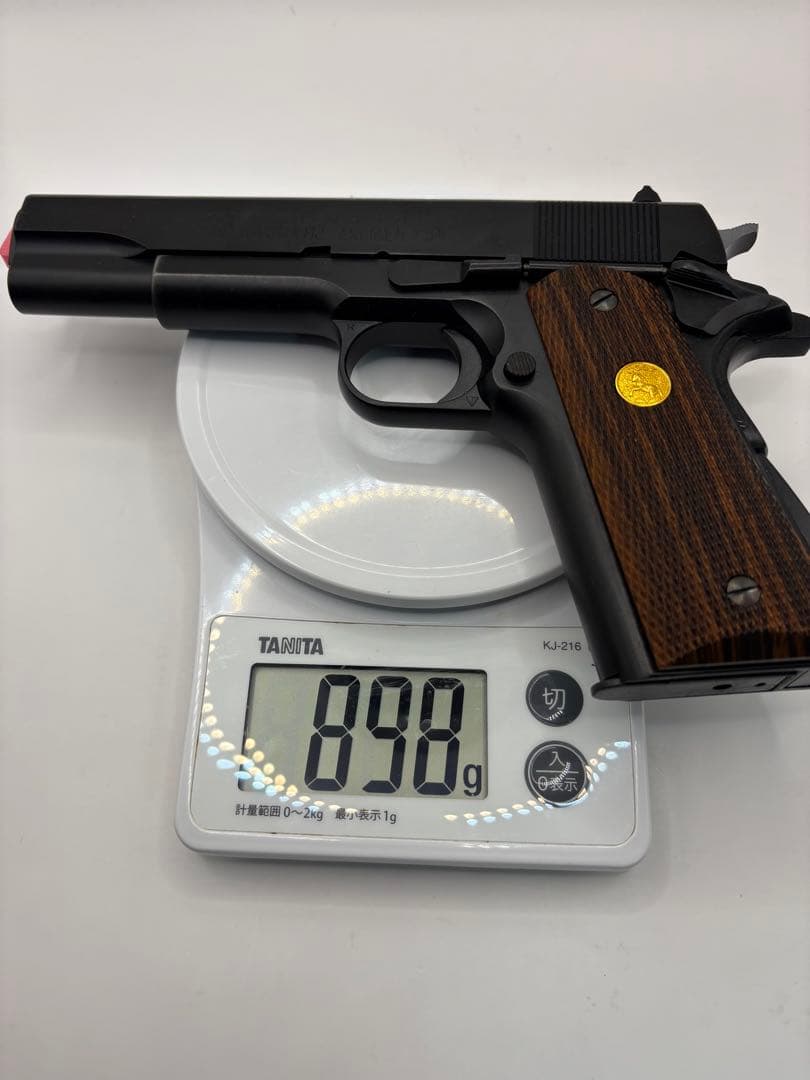 WA コルト MKIVシリーズ70 リアルスチール Ver. 木製スタンド