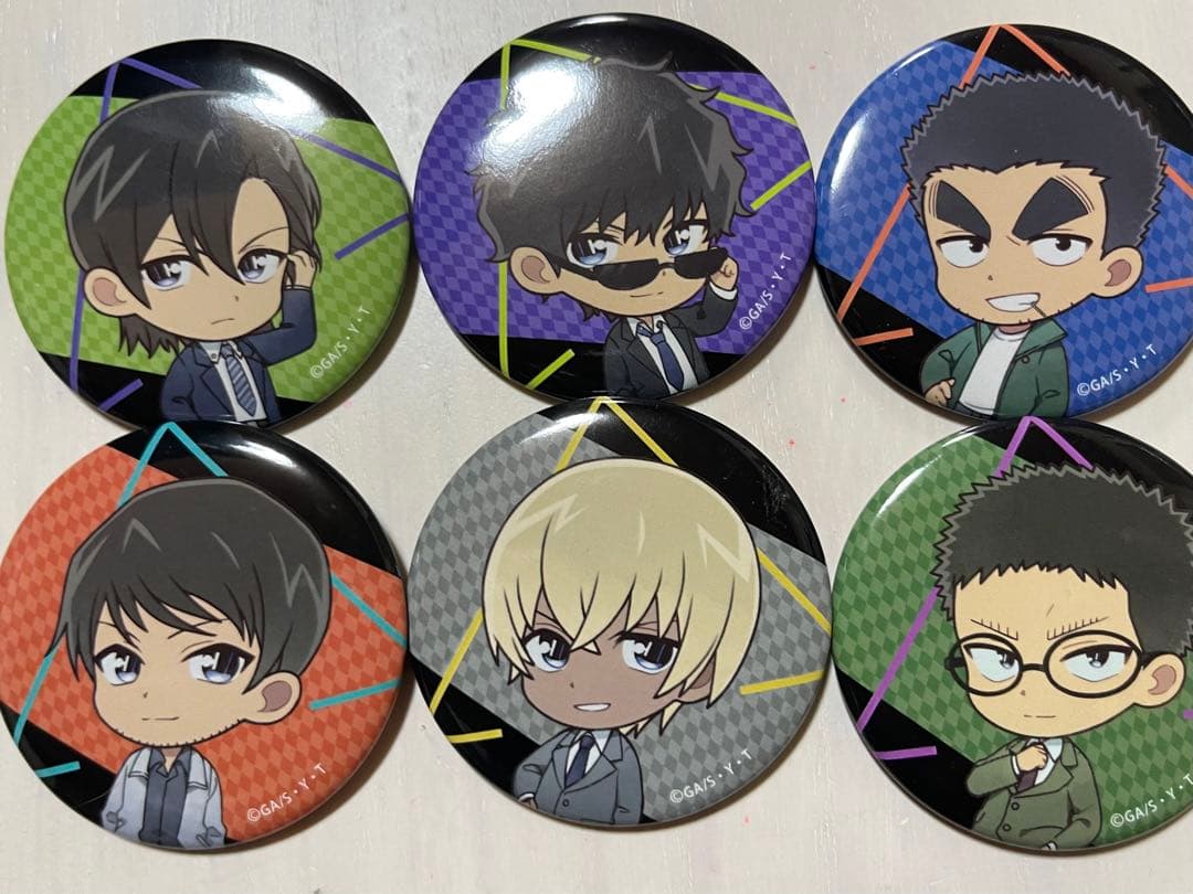 コナン缶バッジ降谷零萩原研二伊達航レア3点セット