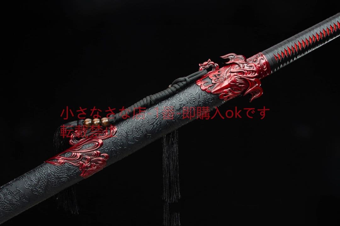 神鷹唐横刀-高性能マンガン鋼  武具 刀装具 日本刀 唐剣  模擬刀  居合刀