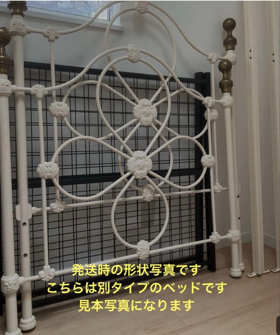 12月6日までお値下げ中　ローラアシュレイ　シングル　ベッドフレーム