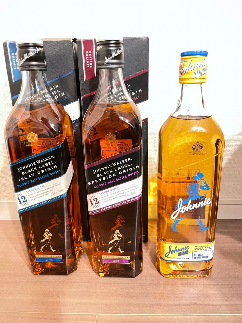 ジョニーウォーカー 終売品を含むボトル3本セット 限定•終売品