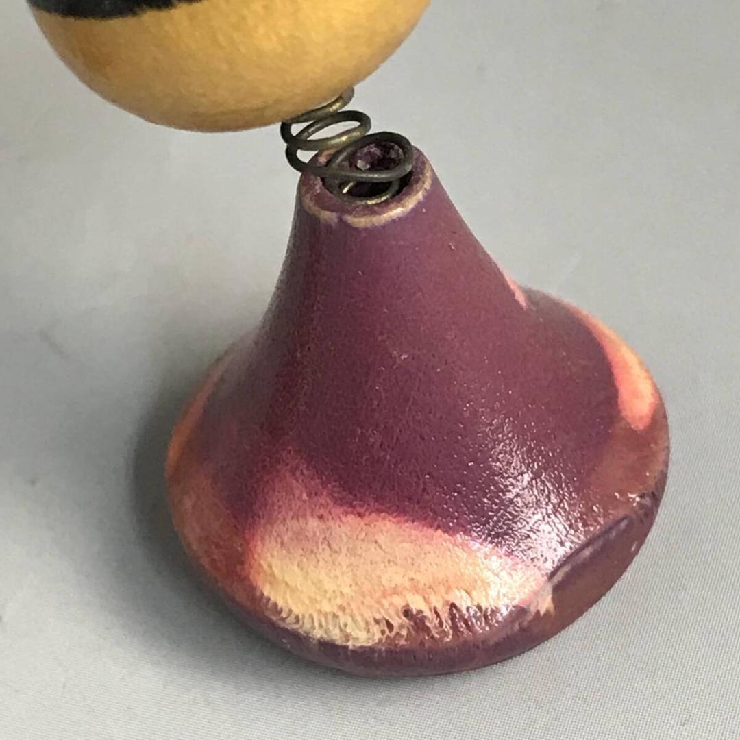 ペコちゃん ポコちゃん 雛人形 首振り こけし 5.5cm 2体 まとめて