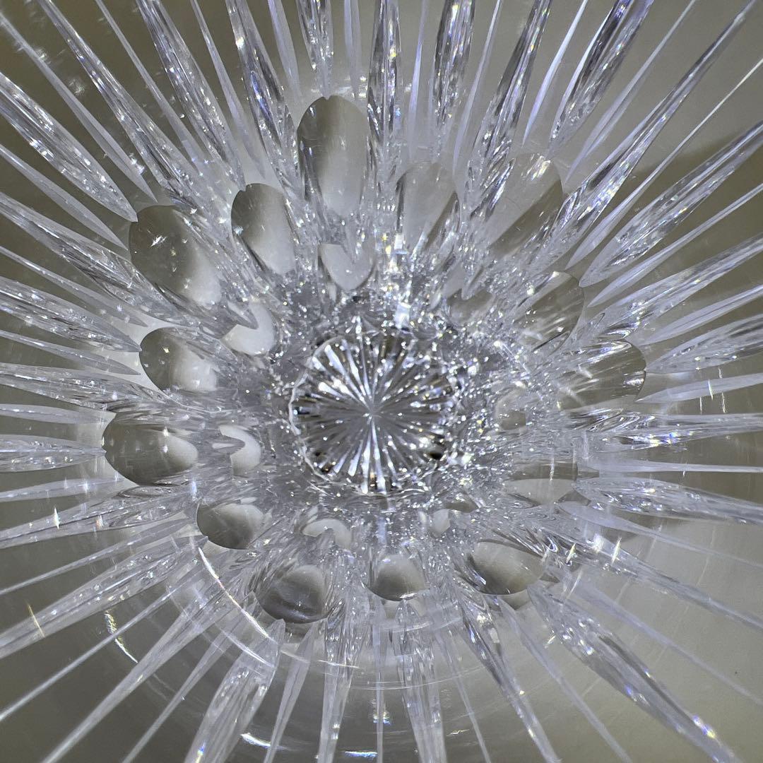 渡邉明 切子洋酒杯 共箱 高さ13.5㎝ 東Y7-0908⭐︎1F