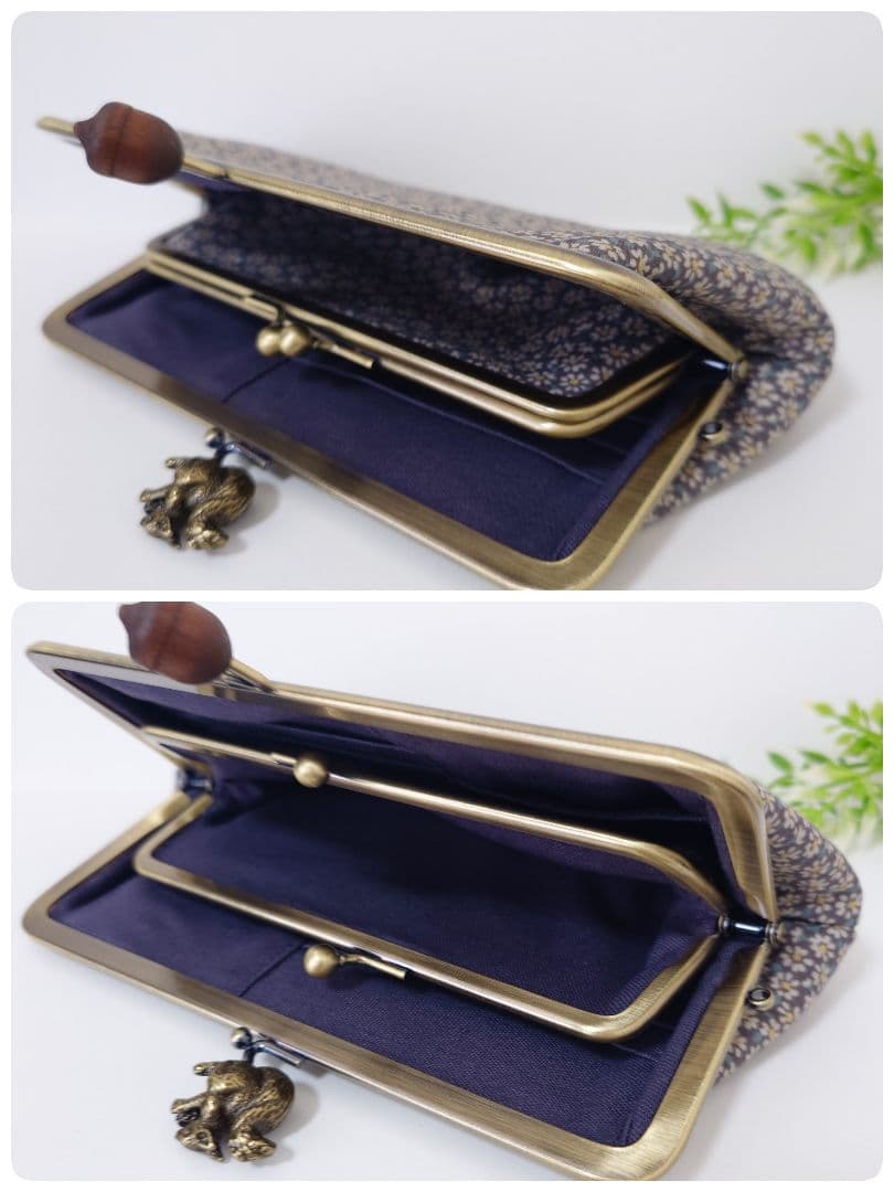 うさこ〜 リバティ リトルマーガレット がま口 ポーチ 3点