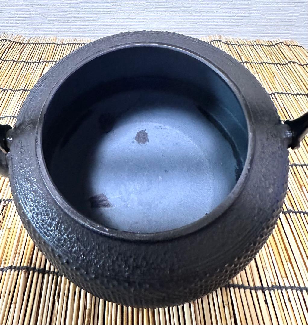 未使用品 工房和秋 金野 和秋作 15型九重アラレ 南部鉄瓶