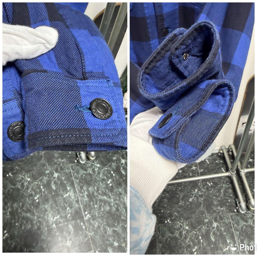 TMT PIECE DYED BUFFALO CHECK SHIRTS Lサイズ