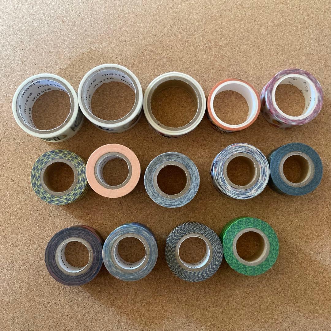 【期間限定価格】マスキングテープ他139点セット/無印良品2段引き出し収納付き