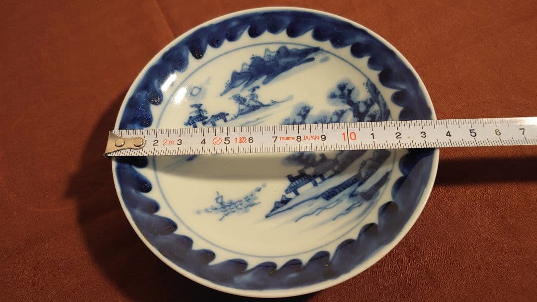 李朝　古染付　白磁　古玩　アンティーク李朝　菓子皿　豆皿　鑑賞陶器　１客