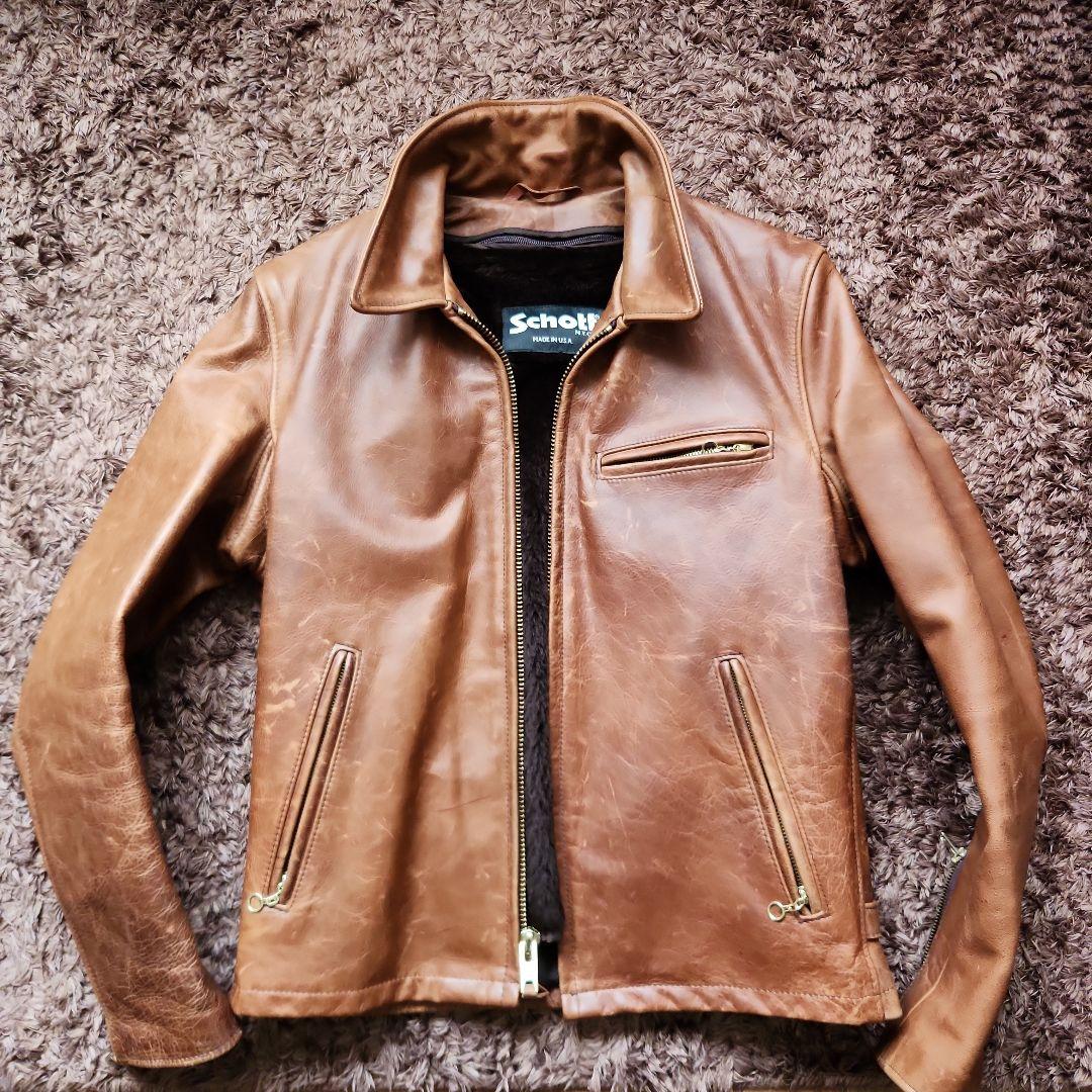 Schott シングルライダース643 ナバホブラウン サイズ38 - メルカリ