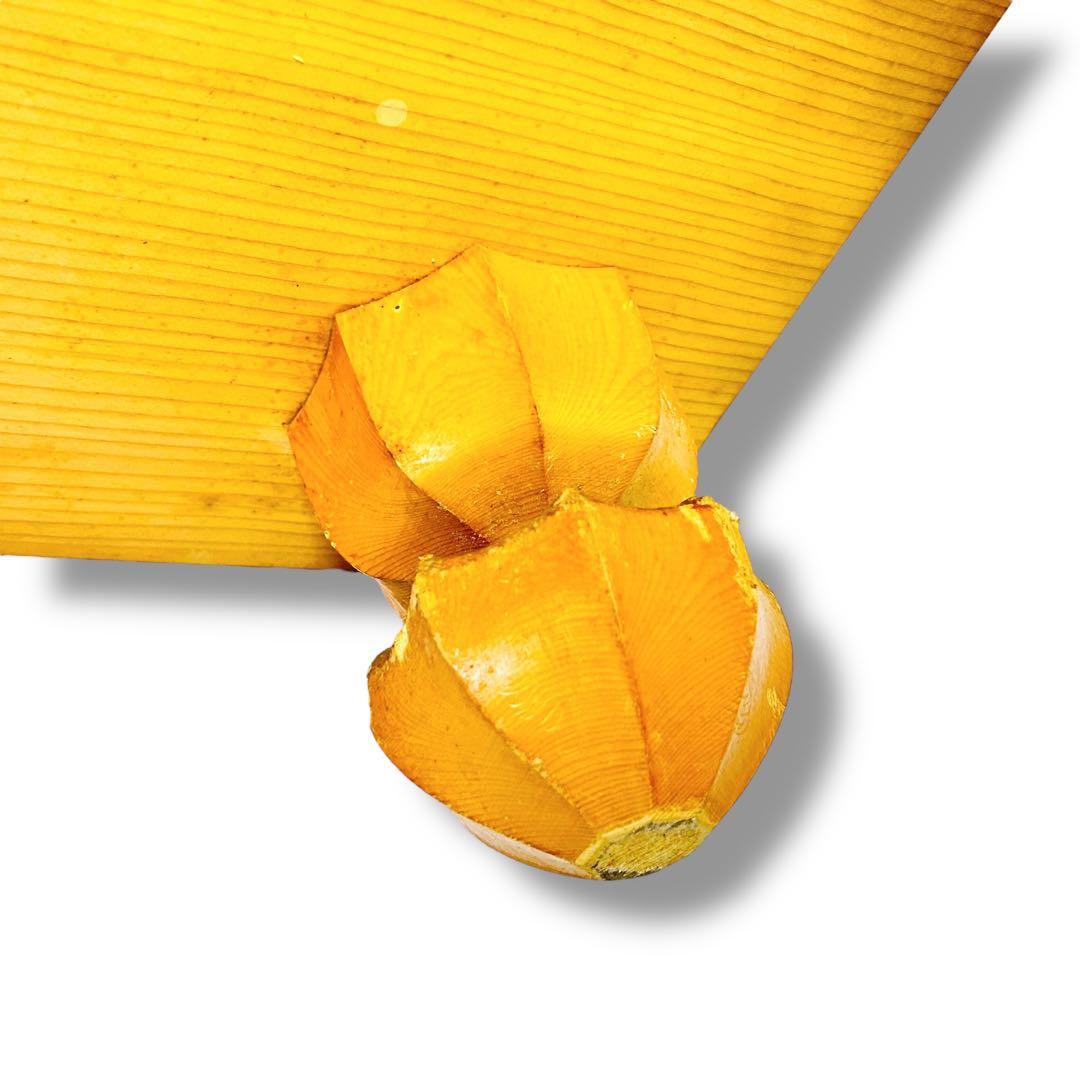 【希少美品】【特大6.7寸】高級囲碁盤 本榧 天地柾目 ヘソ・脚付き