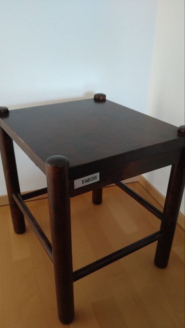 ★北海道民芸家具★スツール サイドテーブル 椅子 花台 アンティーク★