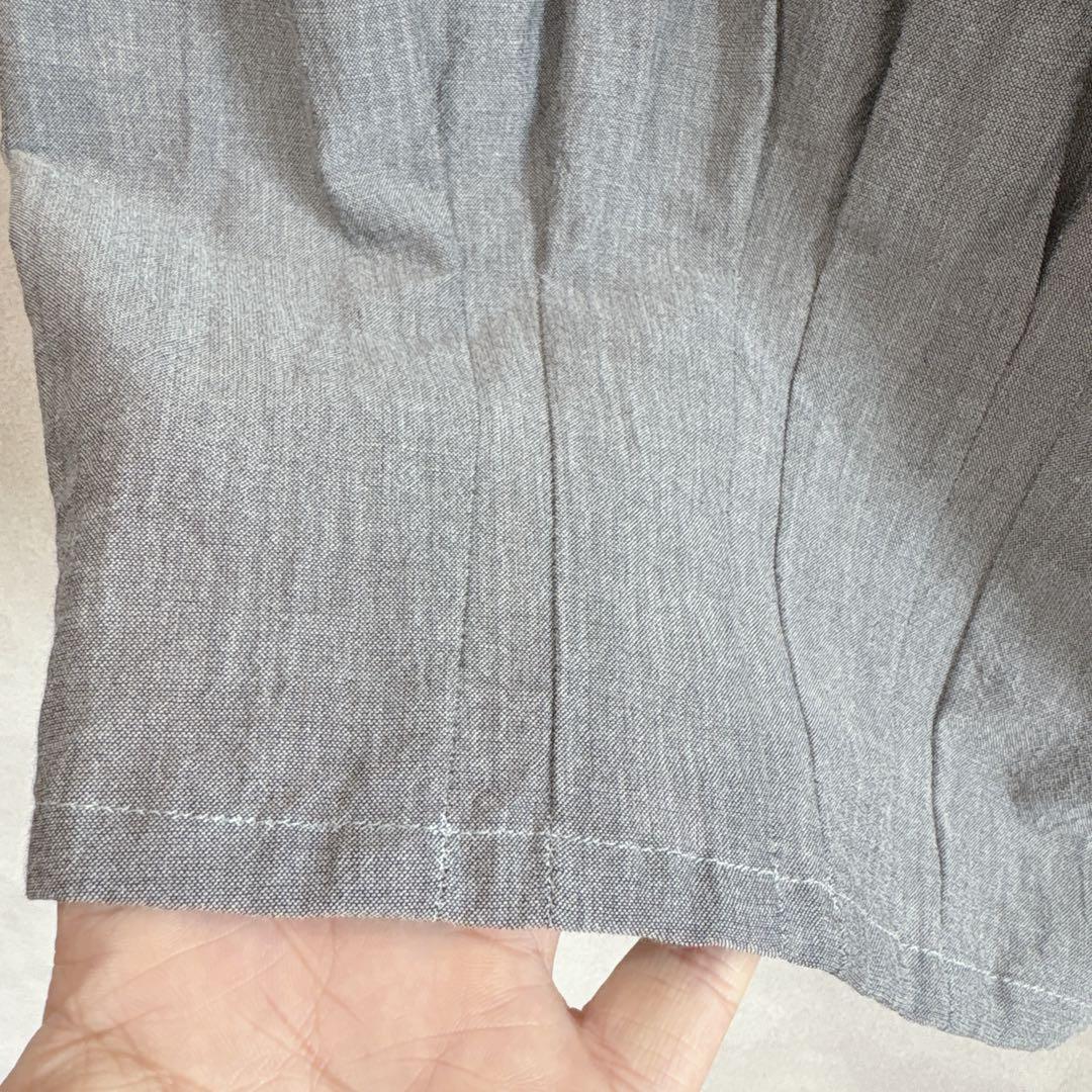 309 慈雨 ジウ　タックワイドパンツ　バルーンパンツ　ゆったり　綿100% L