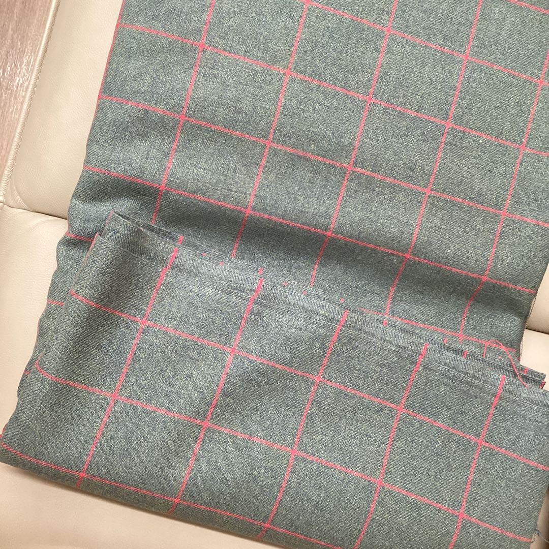 コート　スキャバル　ドメール　ハリソンズ　ジョンフォスター生地