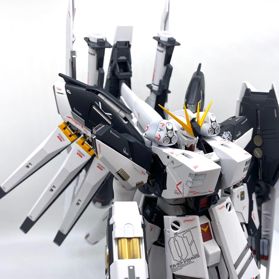 MG Hi-νガンダム HWS装備型 ガンプラ 全塗装 完成品