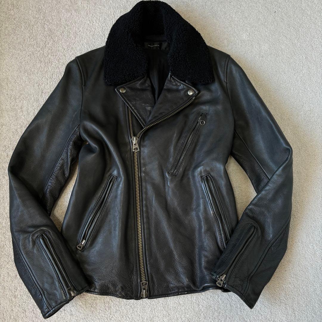 アメリカンラグシー ダブル ライダース レザージャケット 2WAY ボア 本革