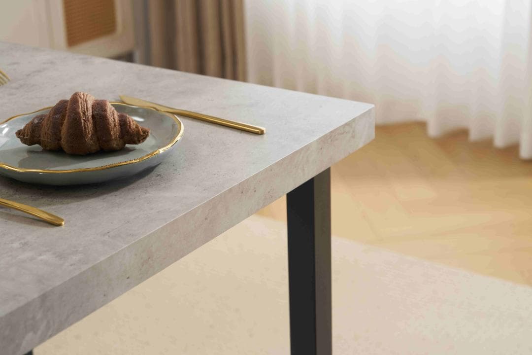 新登場！4人掛け テーブル＆チェア4脚 オシャレ北欧風 幅110 GRAY