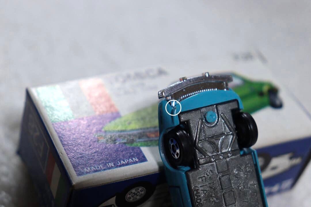 日本製　トミカ　外国車シリーズ　フィアットX 1/9 F28 イタリア　1977