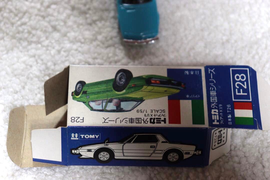 日本製　トミカ　外国車シリーズ　フィアットX 1/9 F28 イタリア　1977