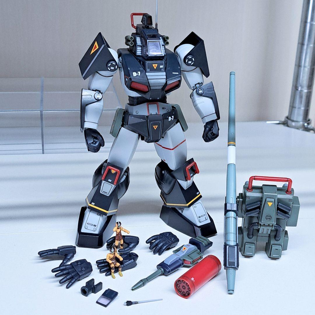 【開封品】 HI-L R ダグラム スミ入れ塗装済み