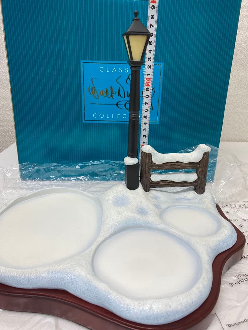 3-2772 ディズニー WDCC フィギュア プルート クリスマス ランプ