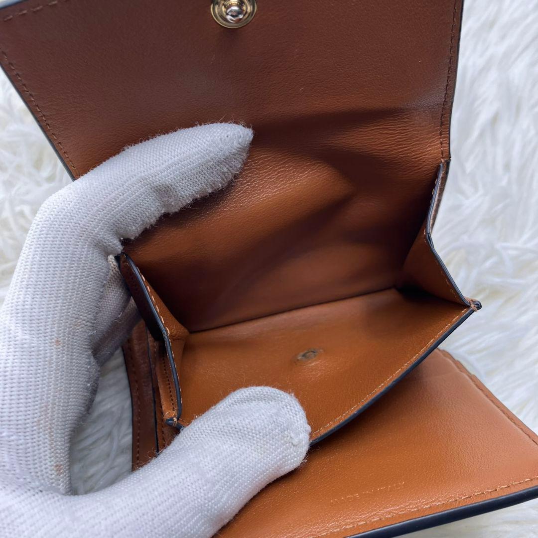 極美品✨セリーヌ トリオンフ スモールウォレット テキスタイル 三つ折財布