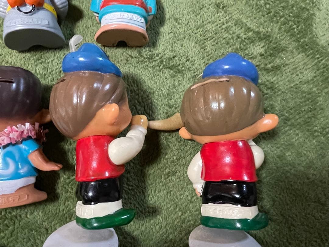 富士銀行　ぼくちゃん　ソフビ貯金箱　14体