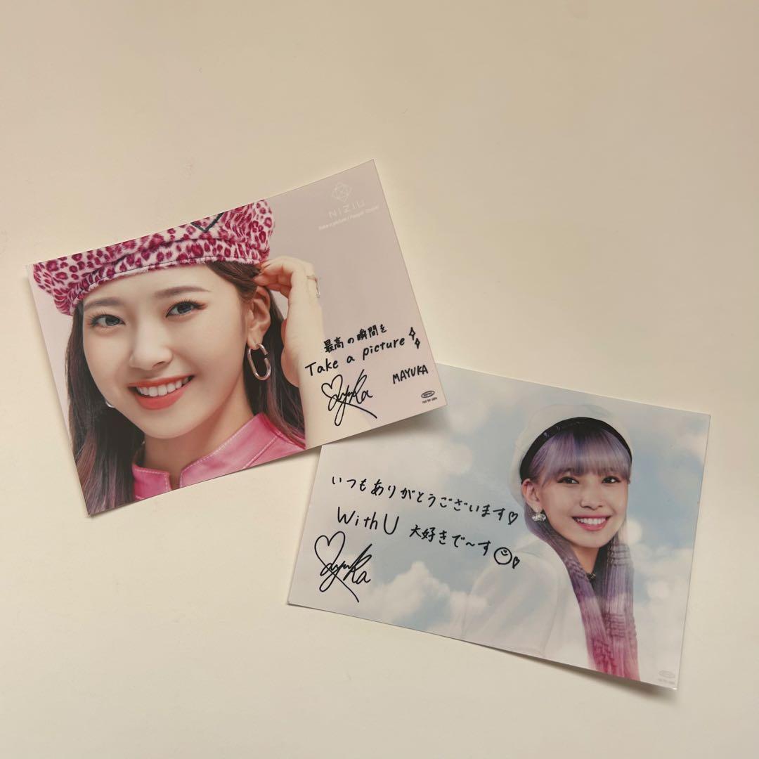 NiziUマユカサイン入りチェキ