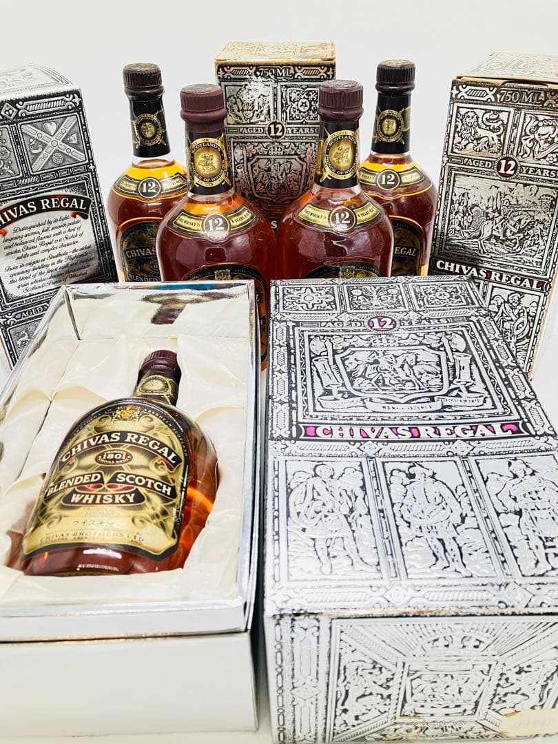 CHIVAS REGAL MIZUNARA 12年 700ml 5本 シーバスリーガル ミズナラ