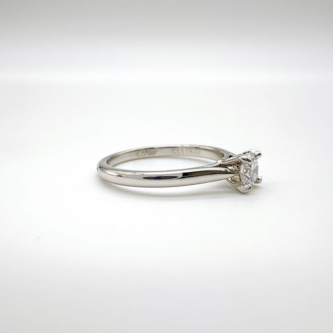 Cartier カルティエ リング ソリテール ダイヤ 0.23ct 鑑定書付き
