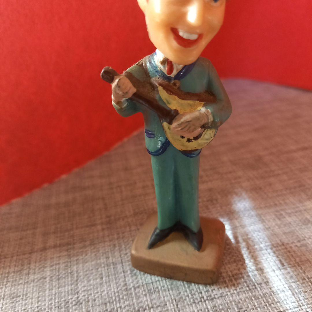 ビートルズ フィギュア 4体セット古い当時物首ふり人形