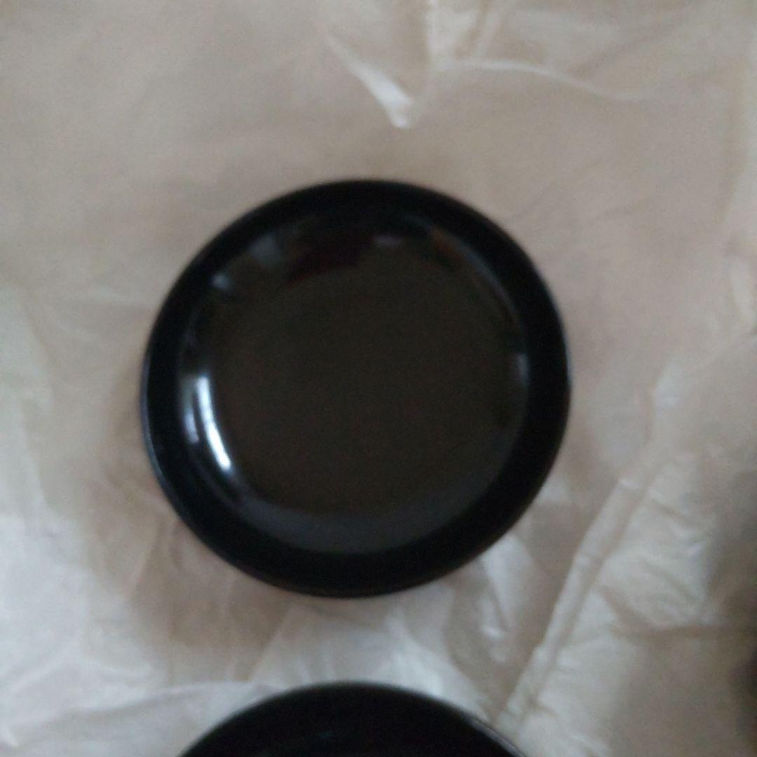 浄法寺塗　うるみ工芸　漆器 黒色椀 ５個セット 蓋付き　伝統工芸　新品未使用
