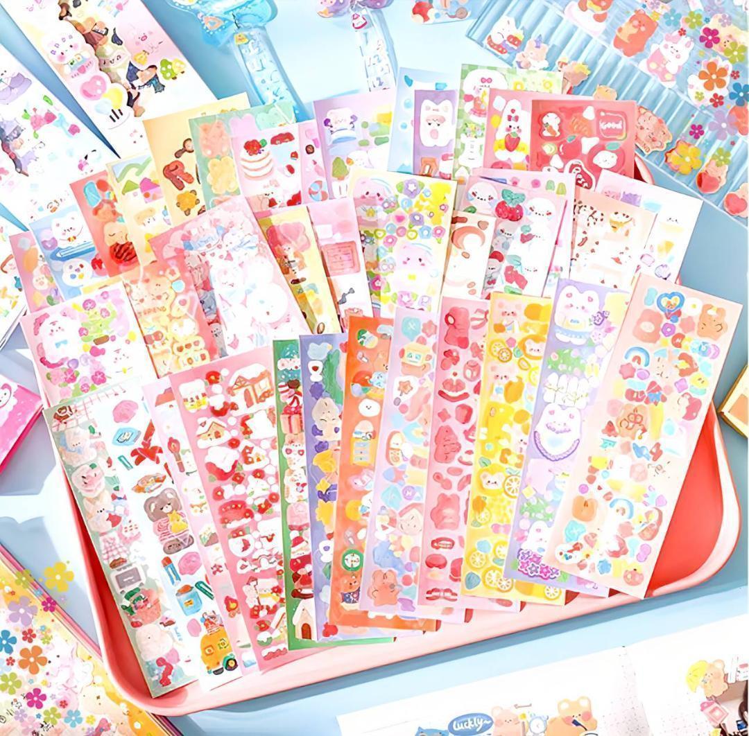 新品✨【100枚 SET!!】シール セット まとめ売り大量 ご褒美 かわいい