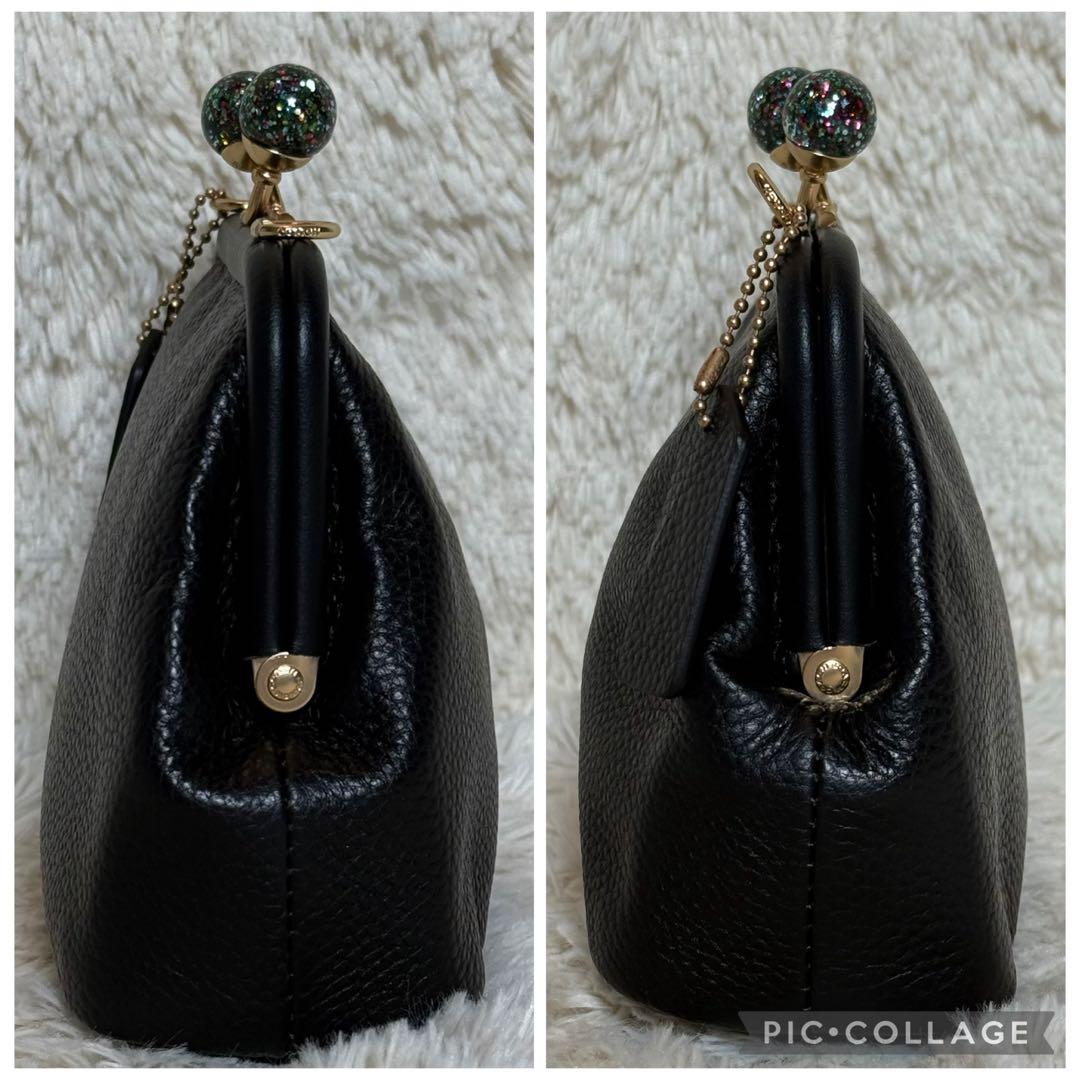 COACH コーチ キスロック がま口 チェーン ショルダーバッグ c1451