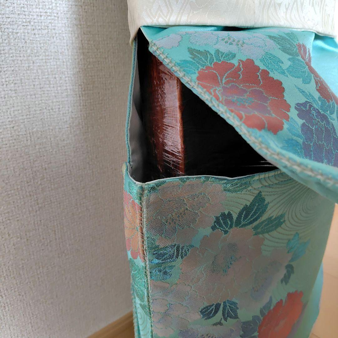お琴カバー【澄】着物帯 ゆたん油単ハンドメイド 和楽器 袋帯 山田流生田