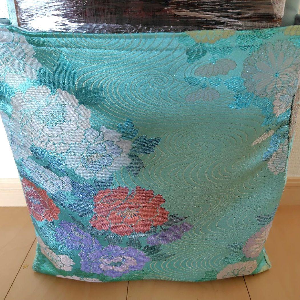 お琴カバー【澄】着物帯 ゆたん油単ハンドメイド 和楽器 袋帯 山田流生田